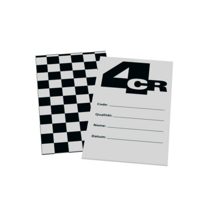 4CR 7590 Próbafújólap - papír, 13.5 x 7 cm